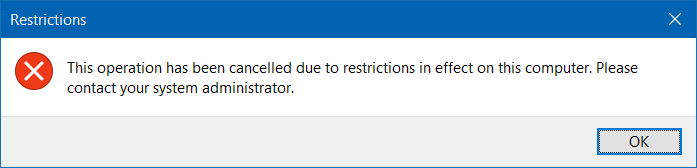 Shut down, restart, hibernate and sleep options missing3
