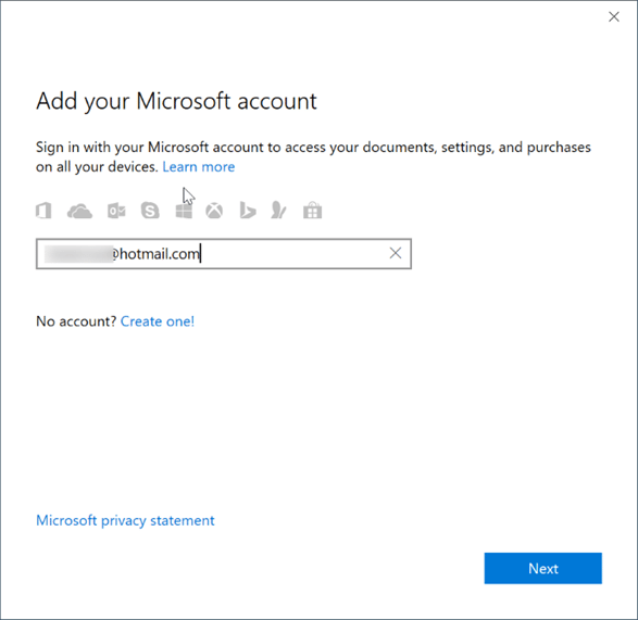 Sign in or sign out of Sticky notes in Windows 10 pic2
