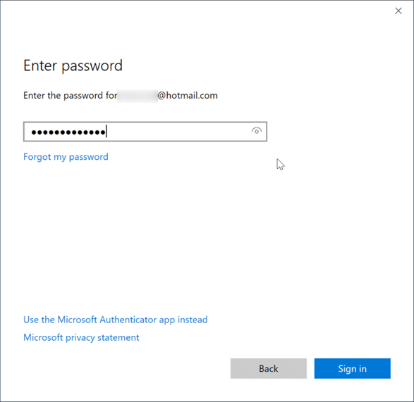 Sign in or sign out of Sticky notes in Windows 10 pic3