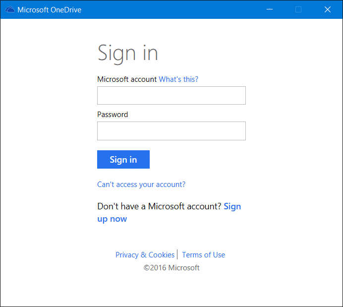 Sign out of OneDrive In Windows 10 Step6