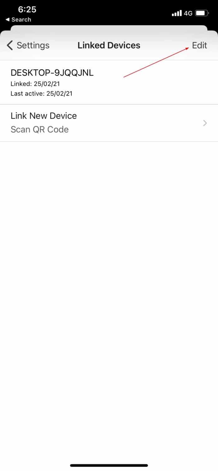 Sign out of signal desktop in Windows 10 and Mac pic5