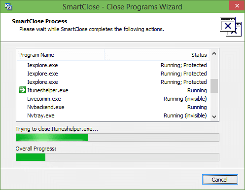 SmartClose to quickly close and open all programs picture3