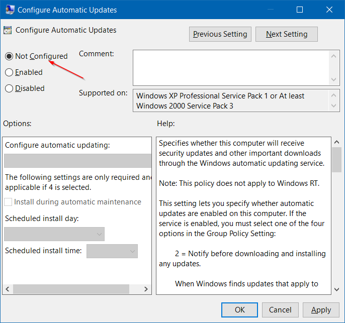 Some settings are managed by your organization in Windows 10 step2