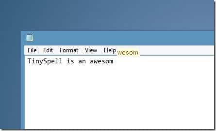 Spell checker for Noteapad and Wordpad Picture1
