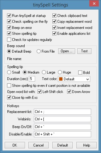 Spell checker for Noteapad and Wordpad Picture6