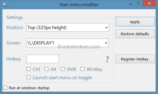 How To Open Start Screen Within Windows 8.1 Desktop pic1