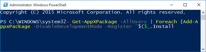 Start menu not working Windows 10 fix3