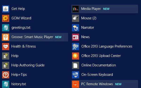 Stop Windows 8.1 from highlighting newly installed apps in Apps screen picture01