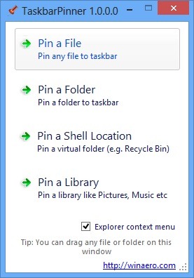 TaskbarPinner