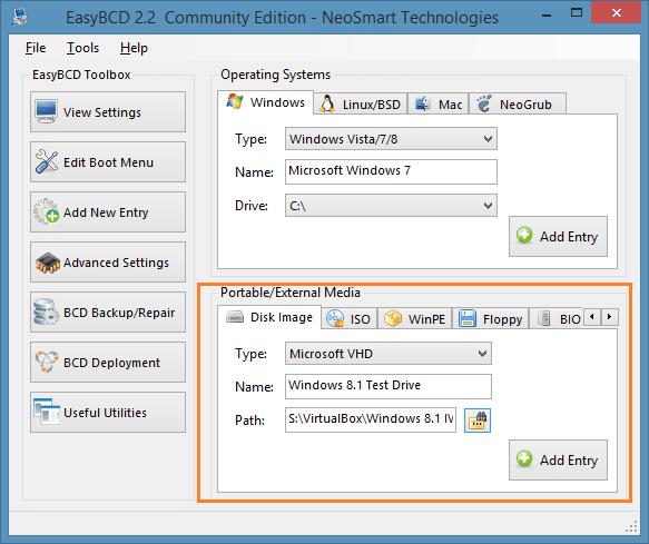Test Drive Windows 8.1 Without Installing Step10