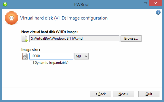 Test Drive Windows 8.1 Without Installing Step4