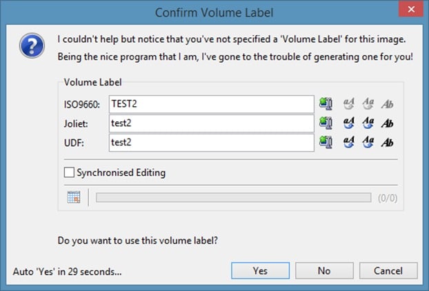 The Selected File is not a valid ISO file Step6