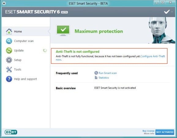 Track Stolen Laptop Using ESET Anti Theft 1