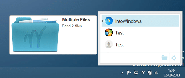 Transfer Big Files From PC To PC step5