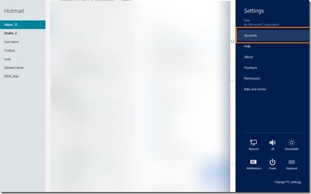 Turn On Email Notification In Windows 8 Step4