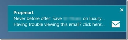 Turn On Email Notification In Windows 8