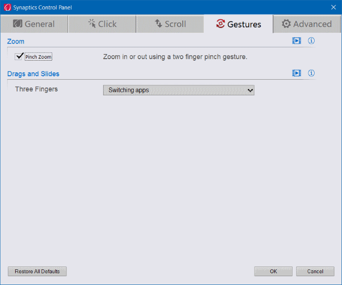 Turn on or off touchpad gestures in Windows 10 pic10