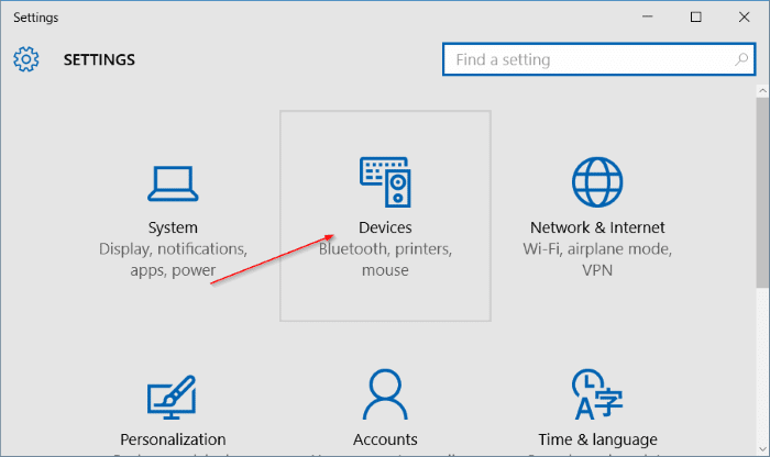 Turn on or off touchpad gestures in Windows 10 pic2