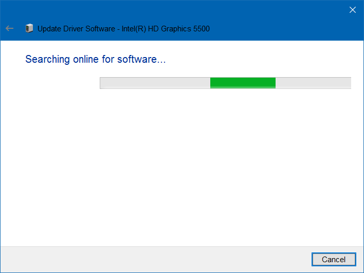 Unable to adjust brightness in Windows 10 step 3.1