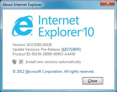 Uninstall Internet Explorer 10 Step4