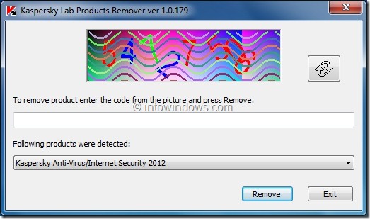 Uninstall Kaspersky Antivirus 2012