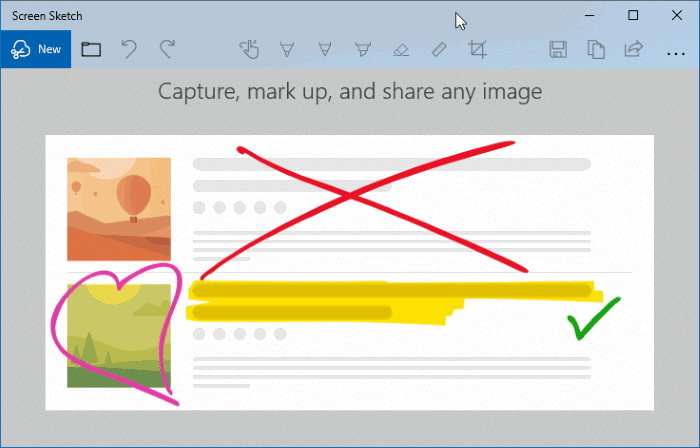 Uninstall Screen Sketch from Windows 10 pic001