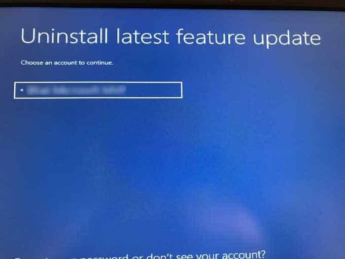 Uninstall Windows 10 updates when PC is not booting (6)