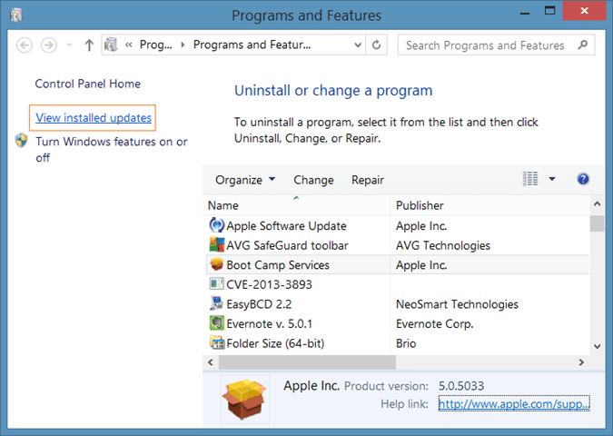 Uninstall Windows 8.1 Update 1 picture02