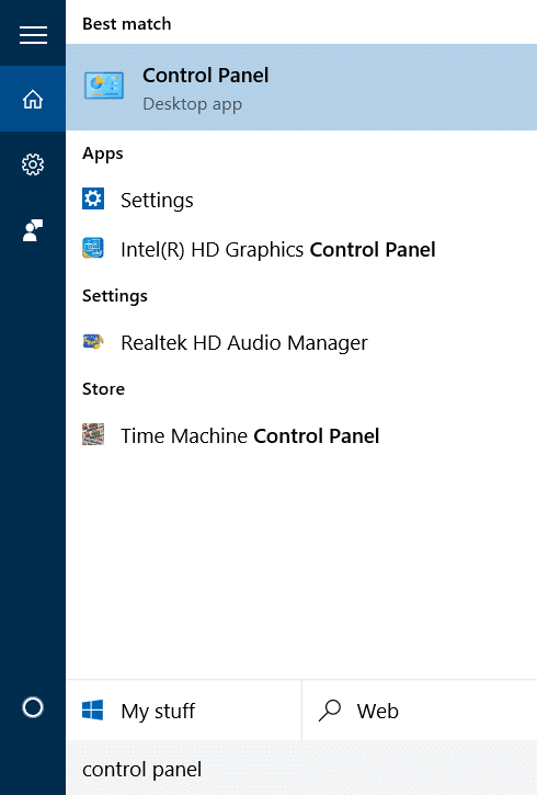 Uninstall an update in Windows 10 step1