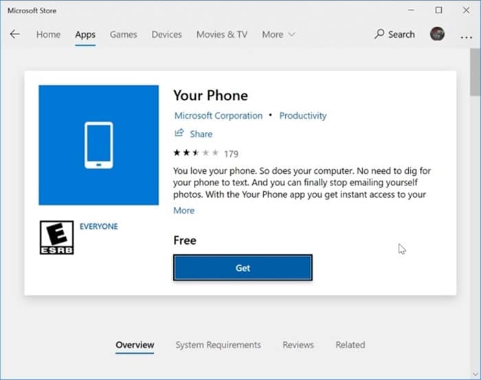 Uninstall or reinstall Your Phone app in Windows 10 pic3