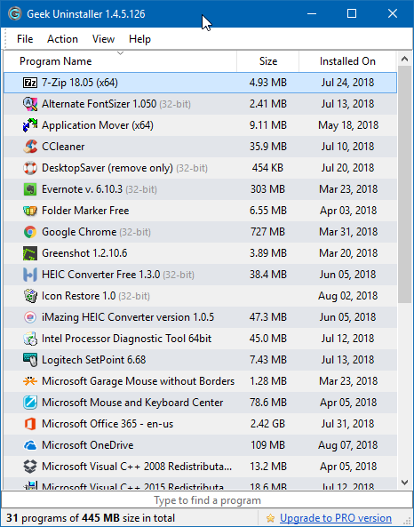 Uninstall programs that won't uninstall in Windows 10 pic2