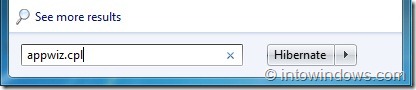 Uninstall Office 2010 SP1 Beta step1