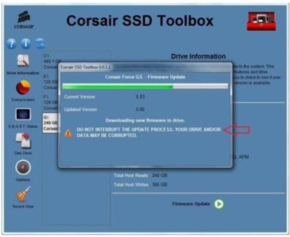 Update SSD Firmware