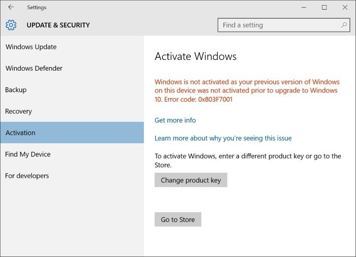 Upgrade Windows 10 Home to Pro without key step3
