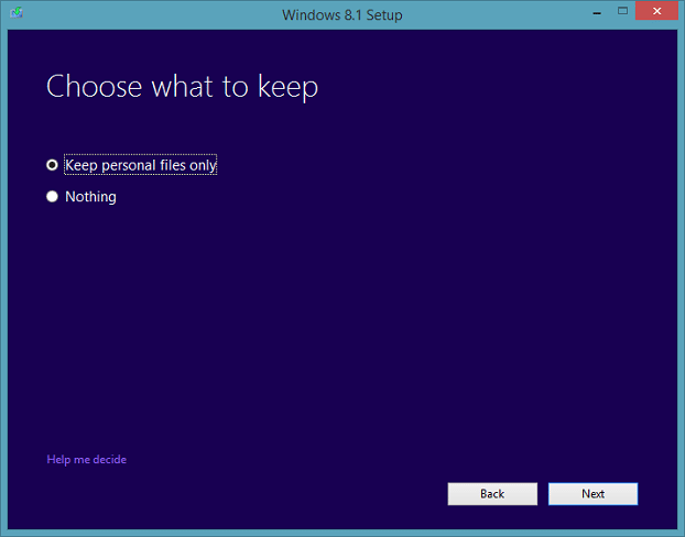 Upgrade Windows 8.1 Preview To RTM Step5