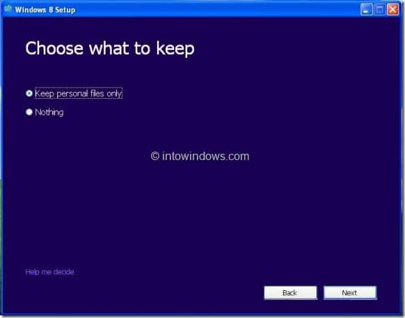 Upgrade XP To Windows 8 Step6