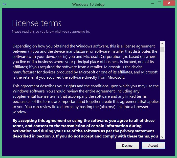 Upgrade your Windows 7 to Windows 10 step7