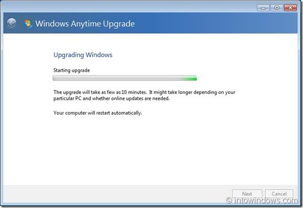 Upgrade Windows 7 Home Premium To Professional Edition step7