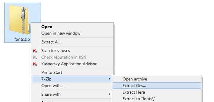 Use Google Fonts in Microsoft Office 2010 and 2013 step33