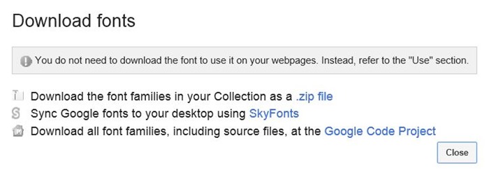 Use Google Fonts in Microsoft Office 2010 and 2013 step3