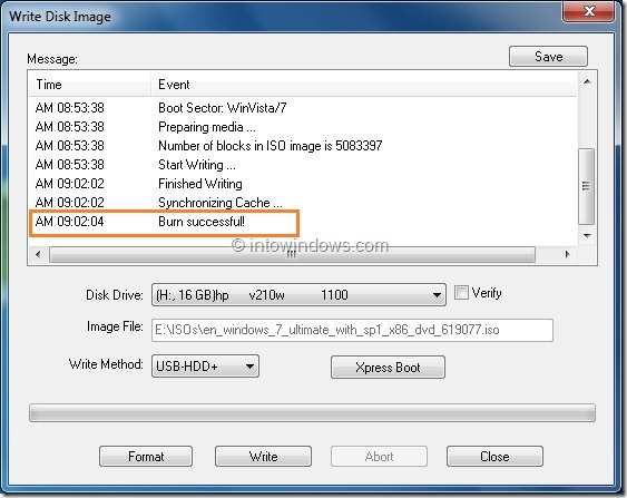 Use UltraISO To Make USB Bootable Step14pg
