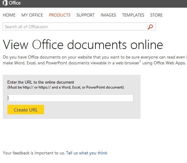 View Word, Excel, PowerPoint In Web Browser Step 2