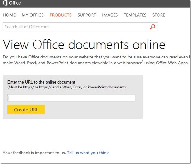 View Word, Excel, PowerPoint In Web Browser Step1