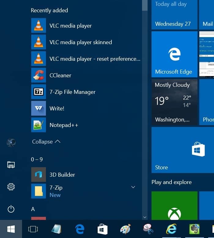 View recently installed programs apps in Windows 10 step2