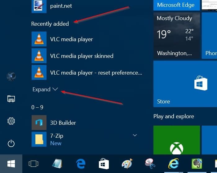 View recently installed programs apps in Windows 10