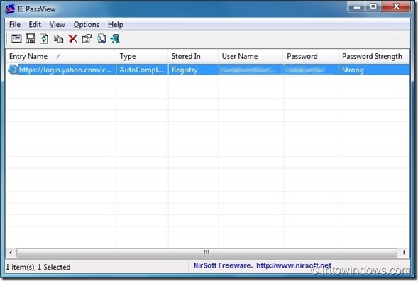 View and Backup Saved Passwords In Internet Explorer 9