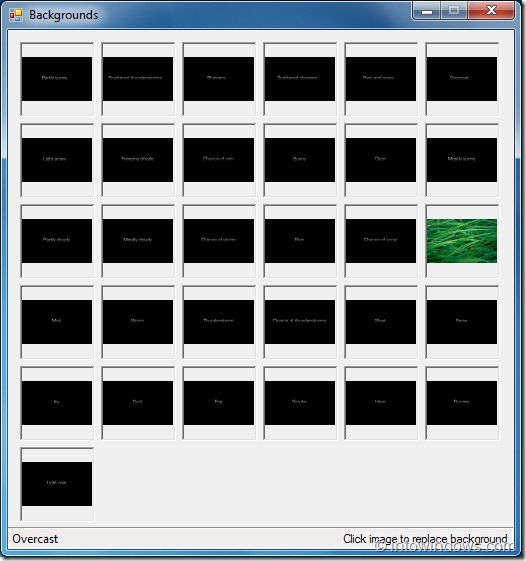 Weather Desktop Background Changer