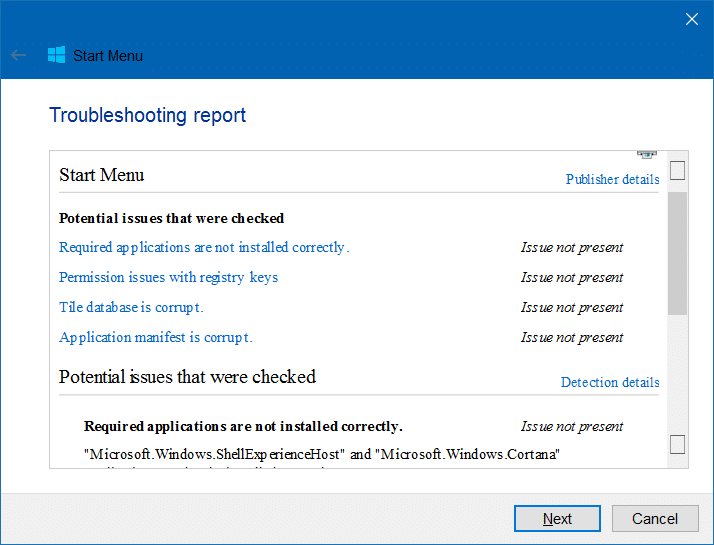 Windows 10 Start menu repair tool (3)