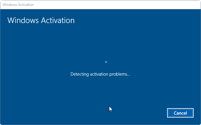 Windows 10 activation troubleshooter pic1