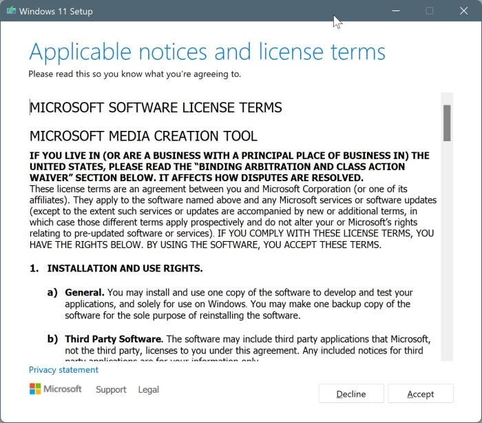 Windows 11 bootable usb pic1
